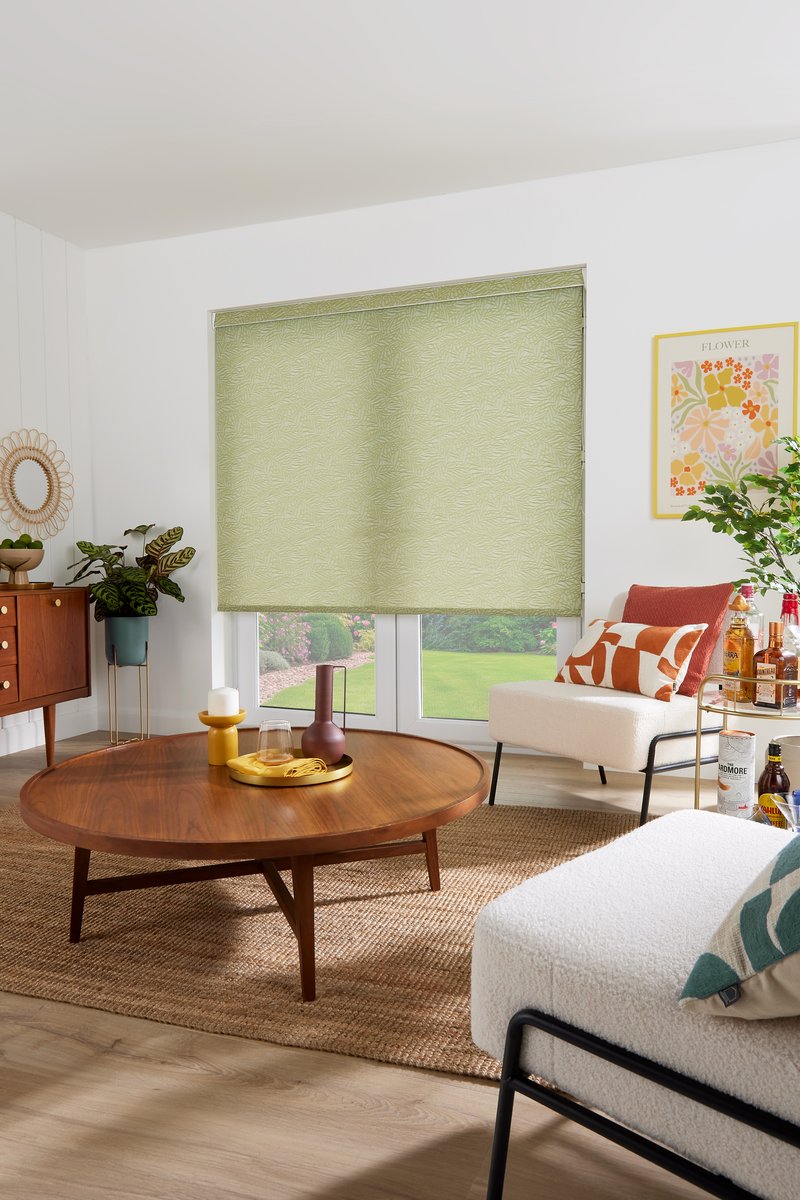 Luxury Roman blinds in a Saddleworth home