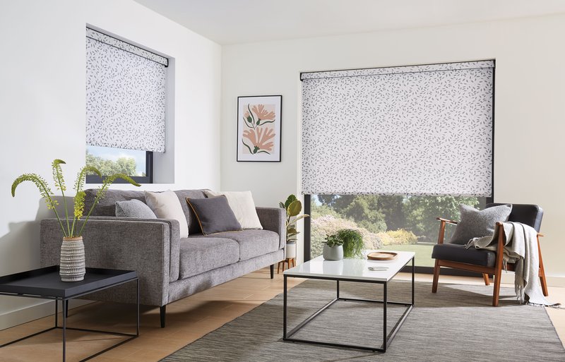 Vertical blinds on patio doors in a Saddleworth home